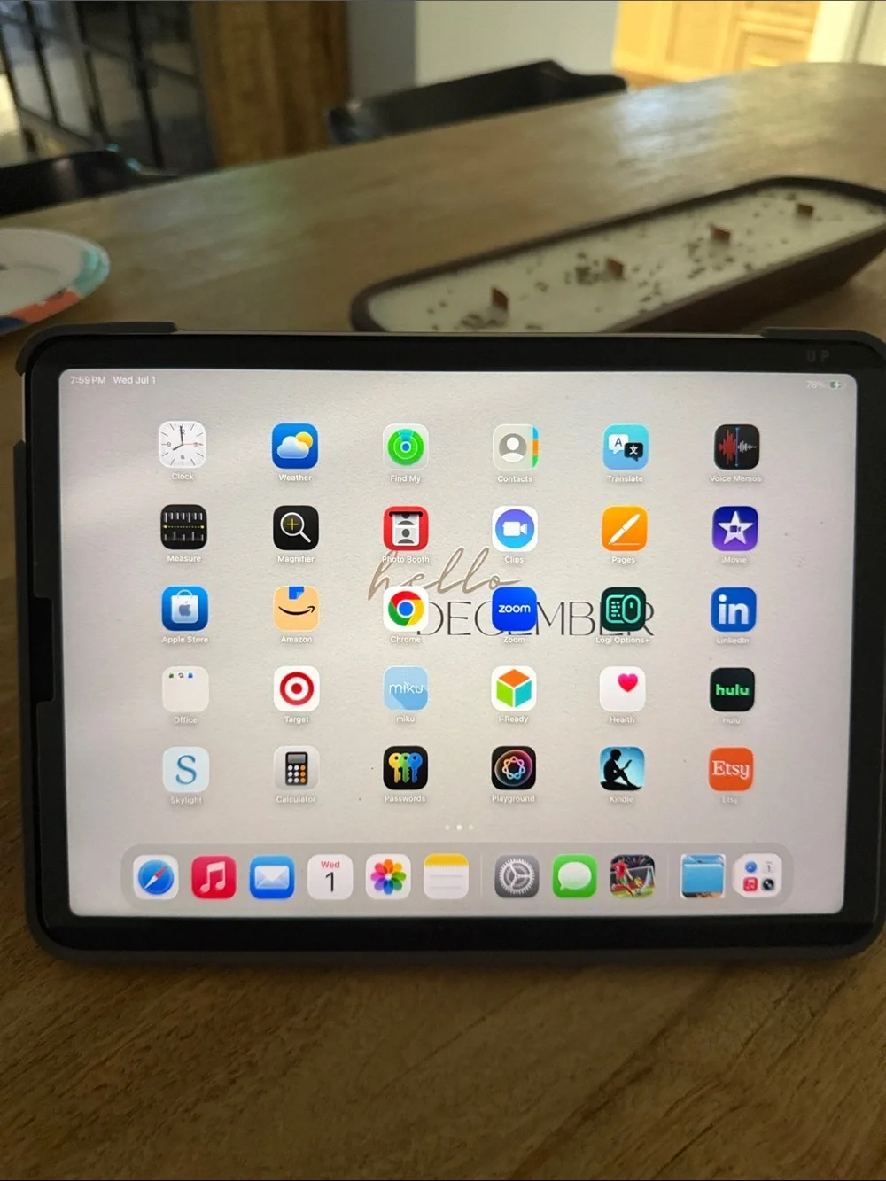 Apple Tablet Smart Cover Case in Dark Gray